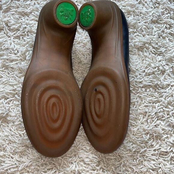 El Naturalista Aqua Iris Leather Lace-Up Mary Jane Court Shoes 38 W8 - Picture 7 of 12